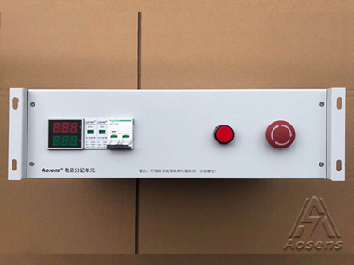定制3U電信灰施耐德機架式配電單元 2P防雷 電流電壓表 應(yīng)急開關(guān) 指示燈