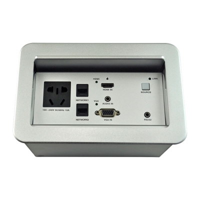 AS-600HD 奧盛VGA HDMI延長器投影機HDBaseT發(fā)射轉網線傳輸桌面插座